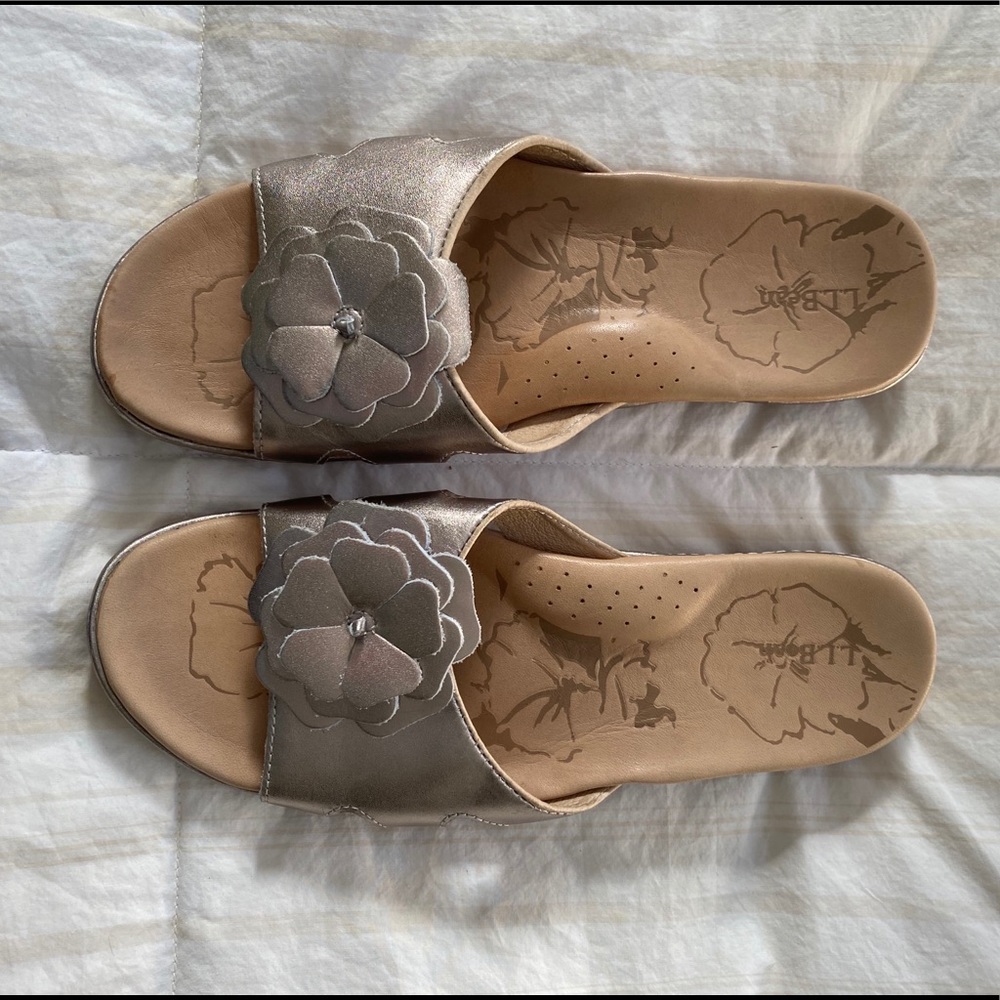 LL Bean slip on sandals